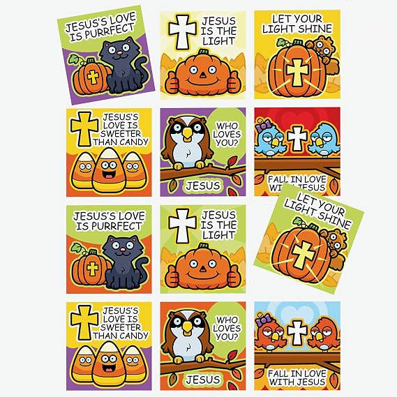 Jesus is Light Fall Festival Stickers